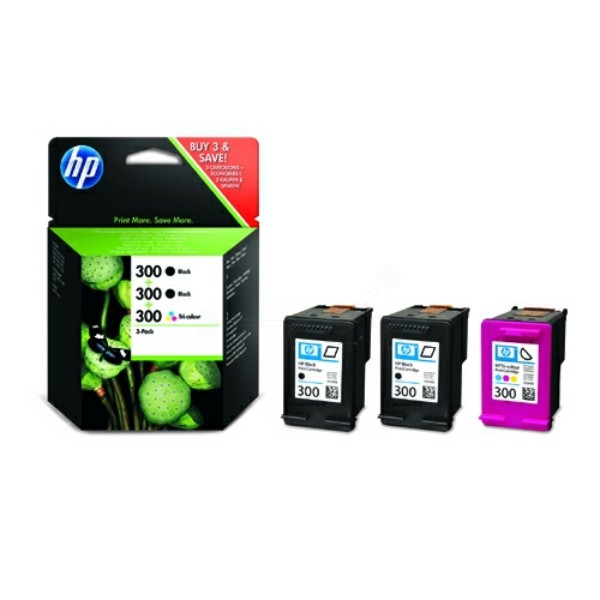 HP Druckkopfpatrone Multipack 2x schwarz +1x color 300 SD518